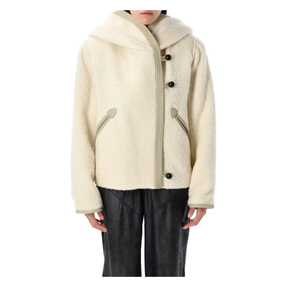 Isabel marant Ecru Wolmix Haxiane Jas Beige Dames
