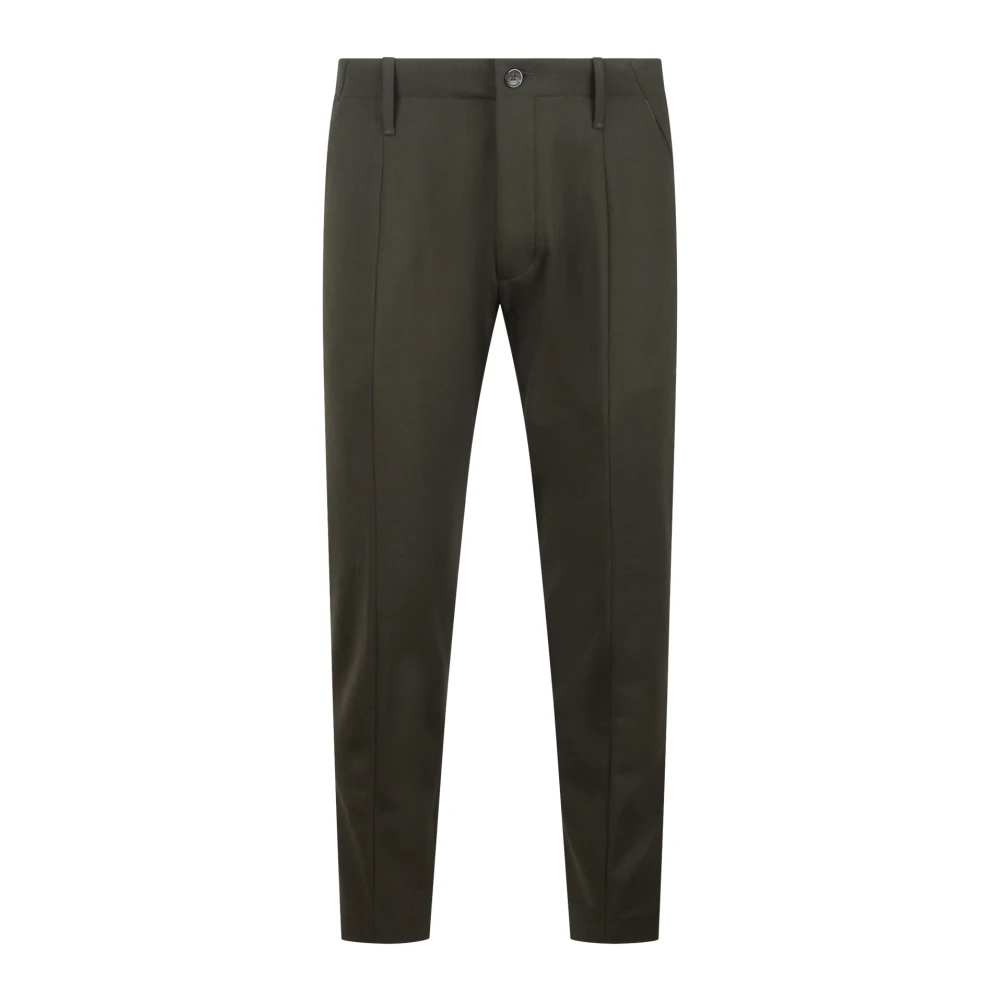Nine In The Morning Wollen Blend Kent Broek Fw24 Green Heren