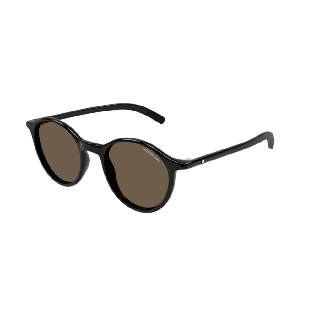 Montblanc Men's Black Brown Sunglasses Mb0324s 001 - Sunglasses - 50 Mm - Accessories