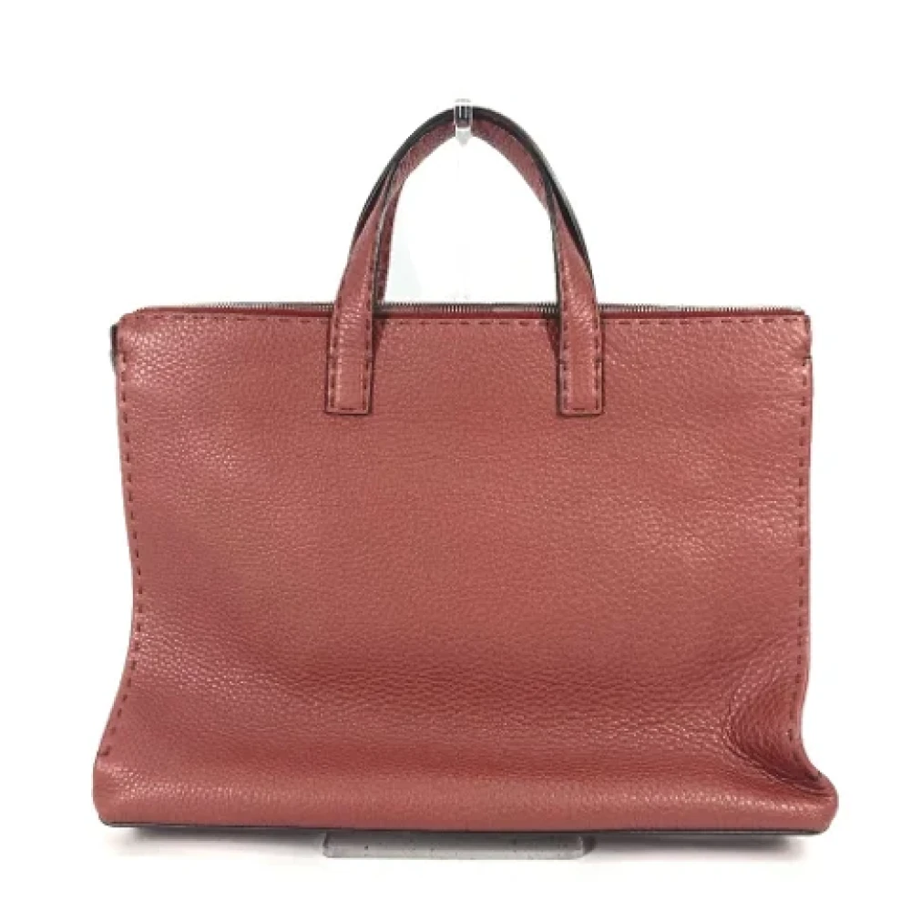 Fendi Vintage Pre-owned Leather fendi-bags Brown Dames