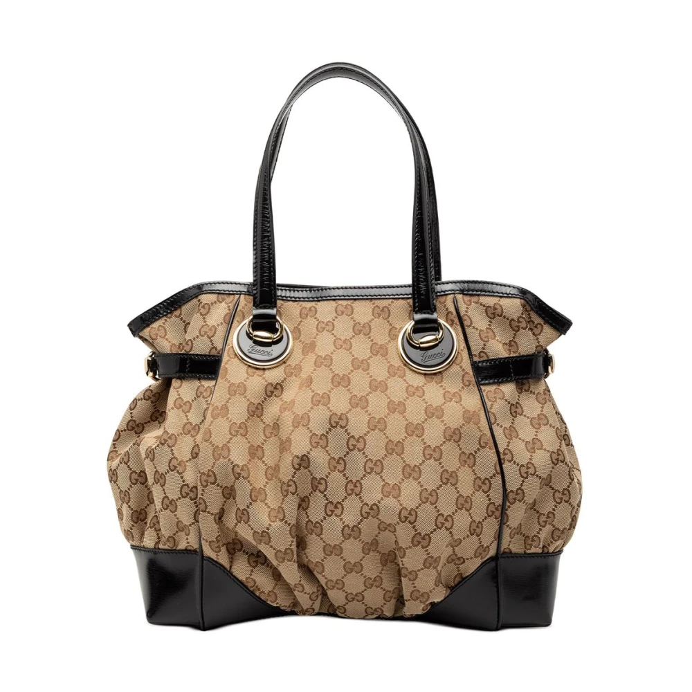 Gucci Vintage Brun Pre-Owned Väska Med Handtag