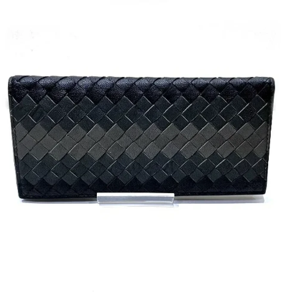 Bottega Veneta Vintage Pre-owned Leather wallets Black Heren