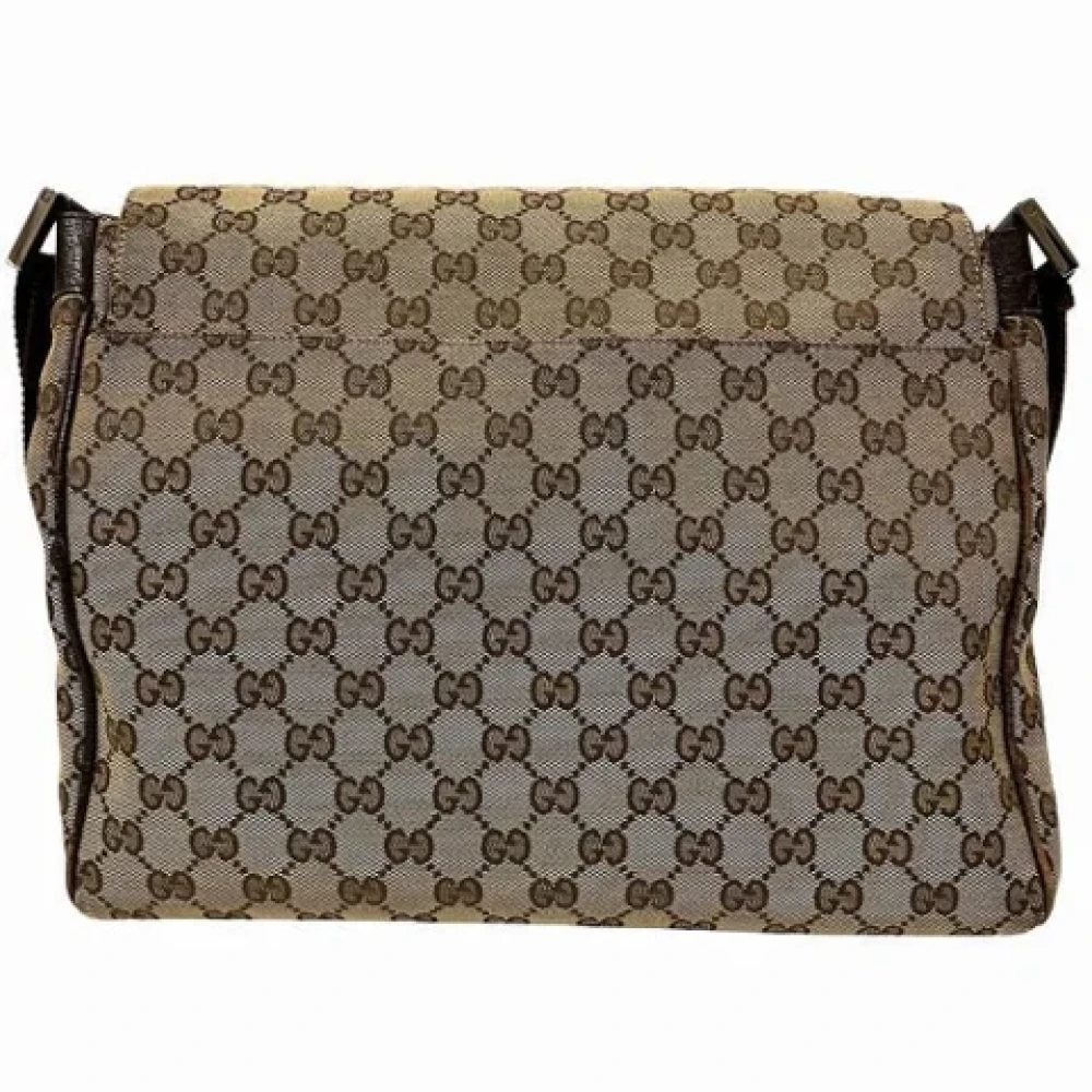 Gucci Vintage Pre-owned Canvas gucci-bags Brown Dames