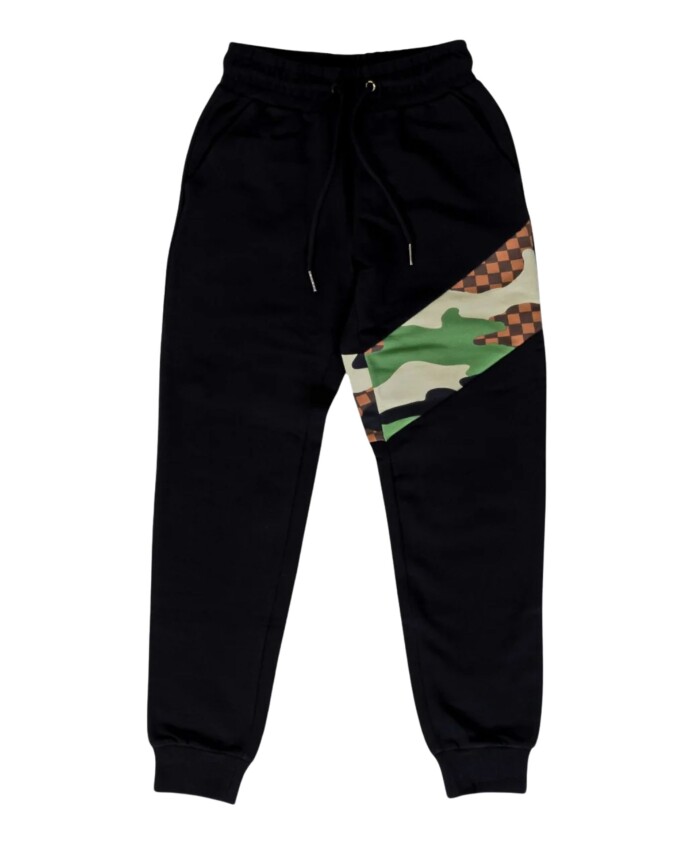 camouflage-elastische-taille-broek