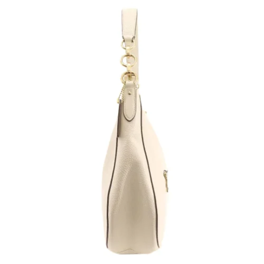 Coach Pre-owned Leather shoulder-bags Beige Dames
