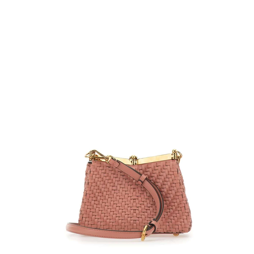 ETRO Roze Mini Tas met Gouden Hardware Pink Dames