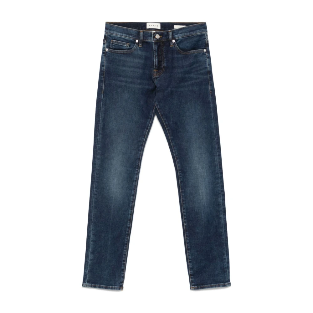 Frame Slim Indigo Denim Jeans Blue Heren