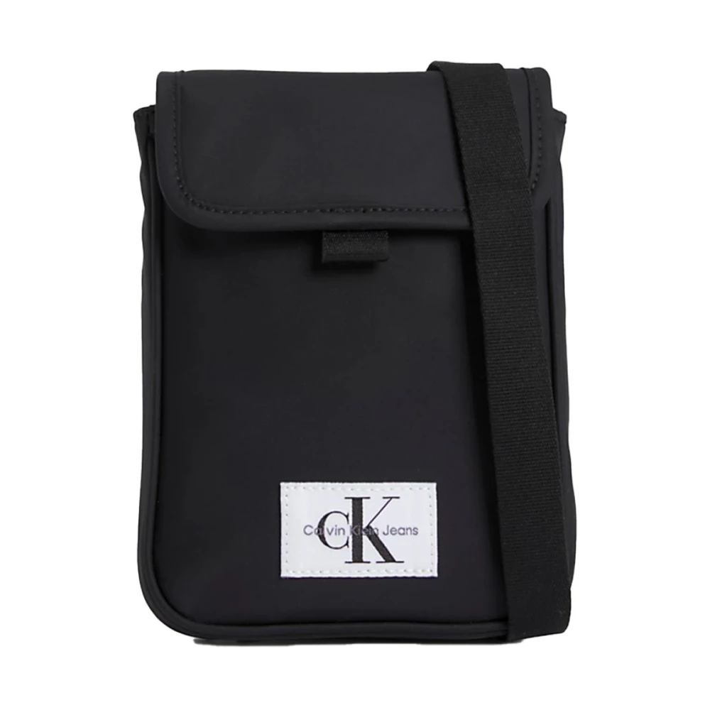 Calvin Klein Logo Patch Schoudertas Black Heren