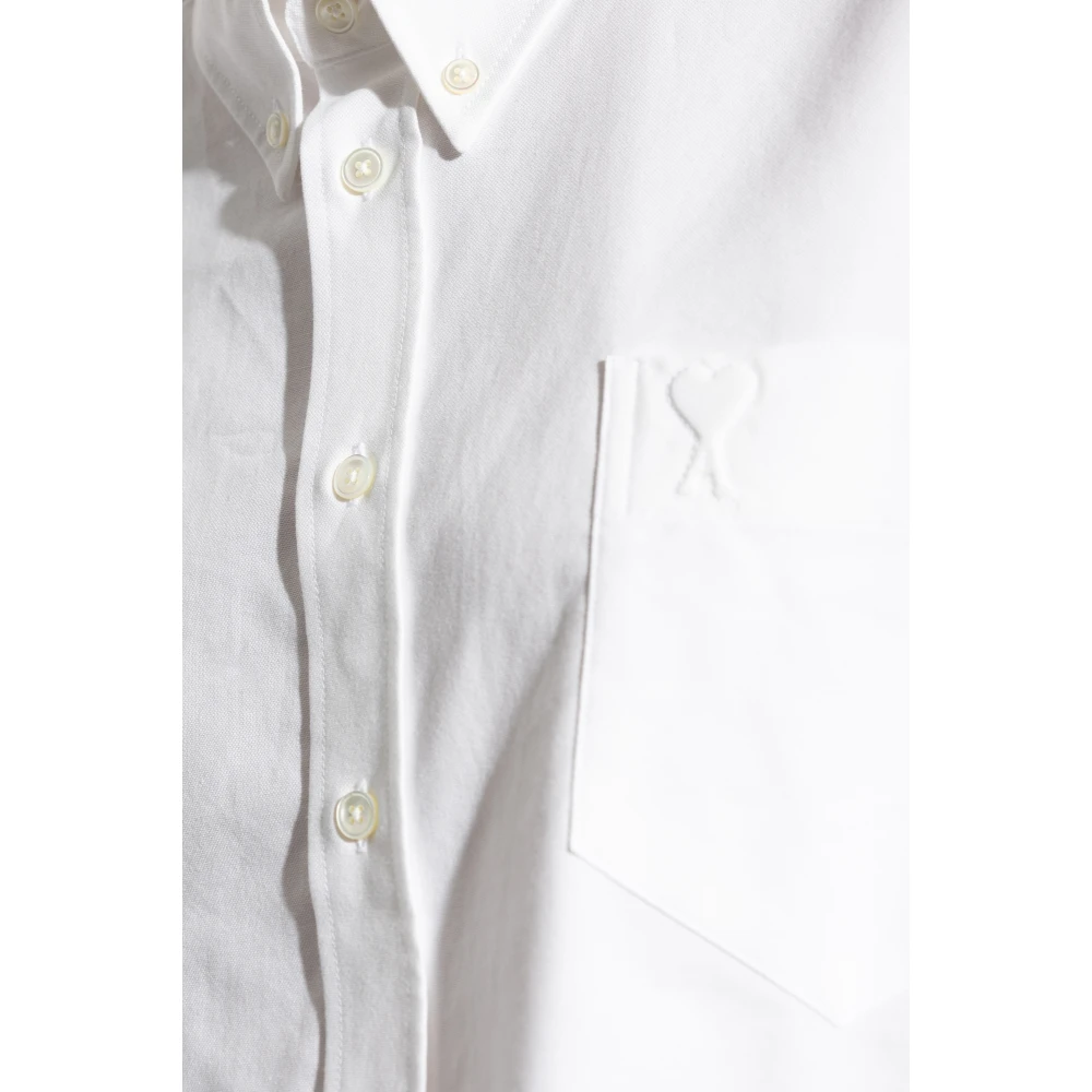 Ami Paris Overhemd met logo White Dames
