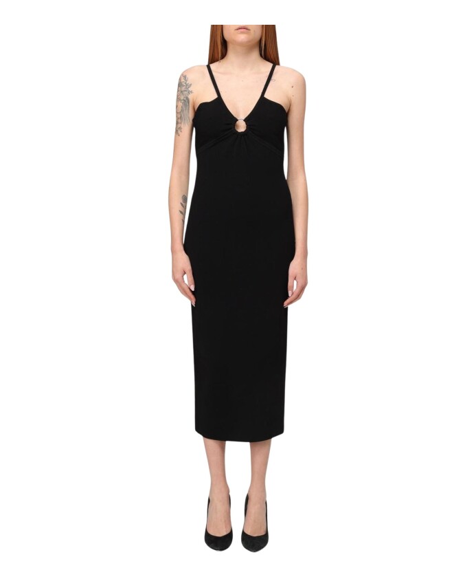 robe-midi-elegante-noire