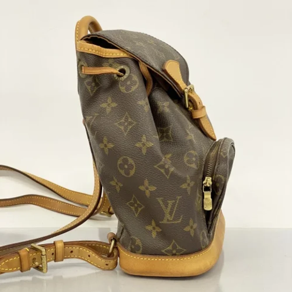 Louis Vuitton Vintage Pre-owned Canvas backpacks Brown Dames