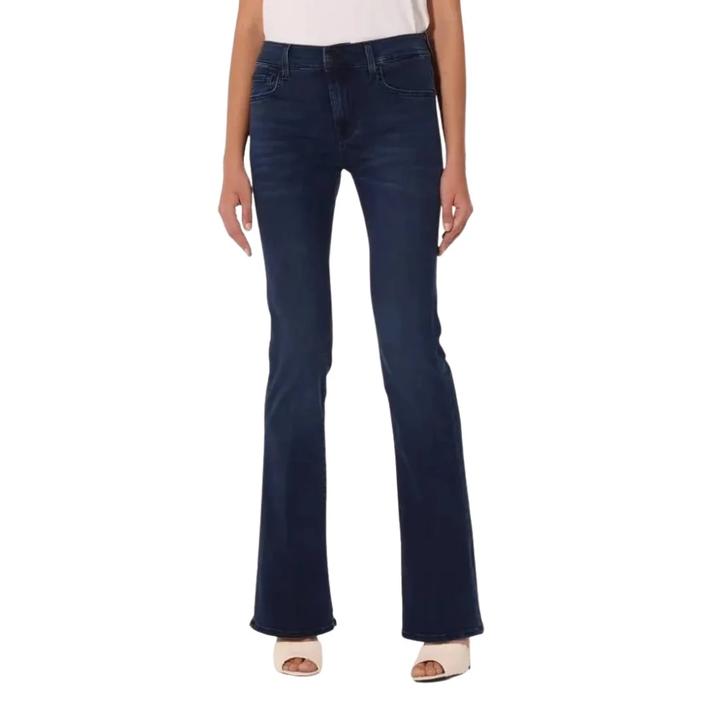 7 For All Mankind Bootcut-jeans Blue, Dam