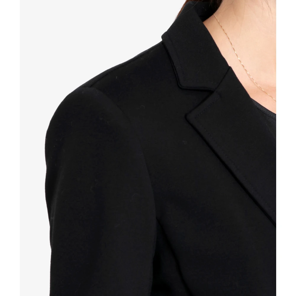 Pennyblack Milan Stitch Zwarte Jas Slim Fit Black Dames