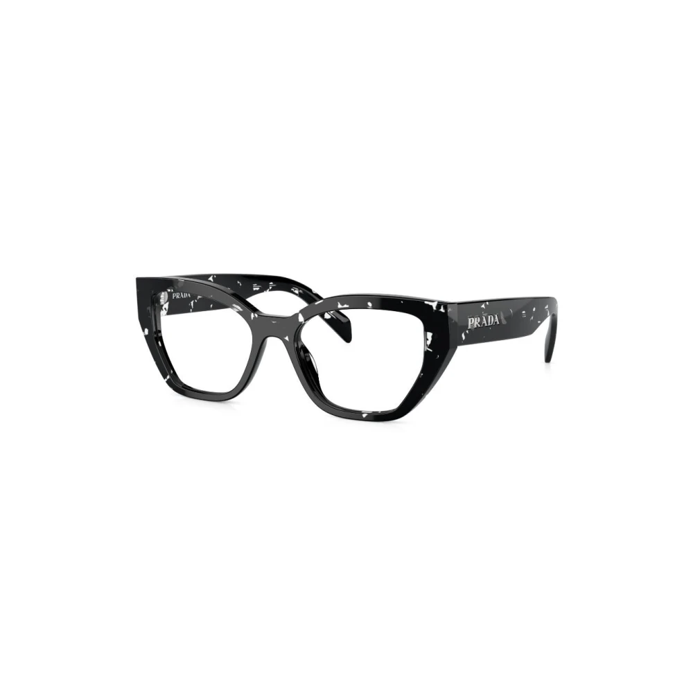 Prada Eyewear Bril met schildpadschild-design Zwart