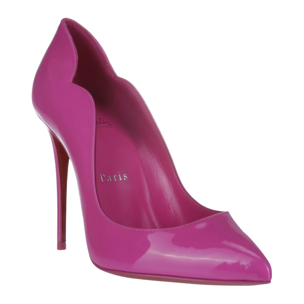 Christian Louboutin Elegante Patent Lining Pumps voor modebewuste vrouwen Pink Dames