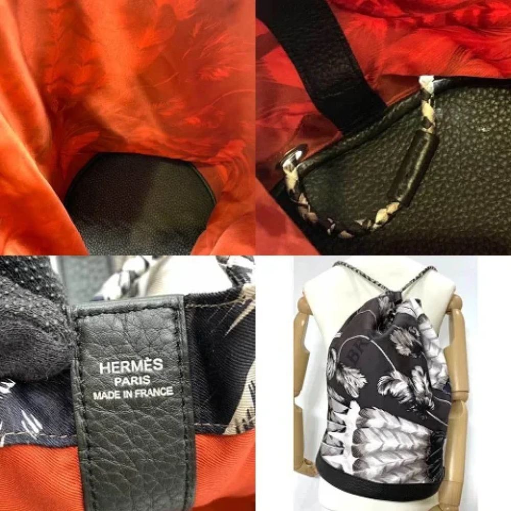 Hermès Vintage Pre-owned Silk backpacks Multicolor Dames