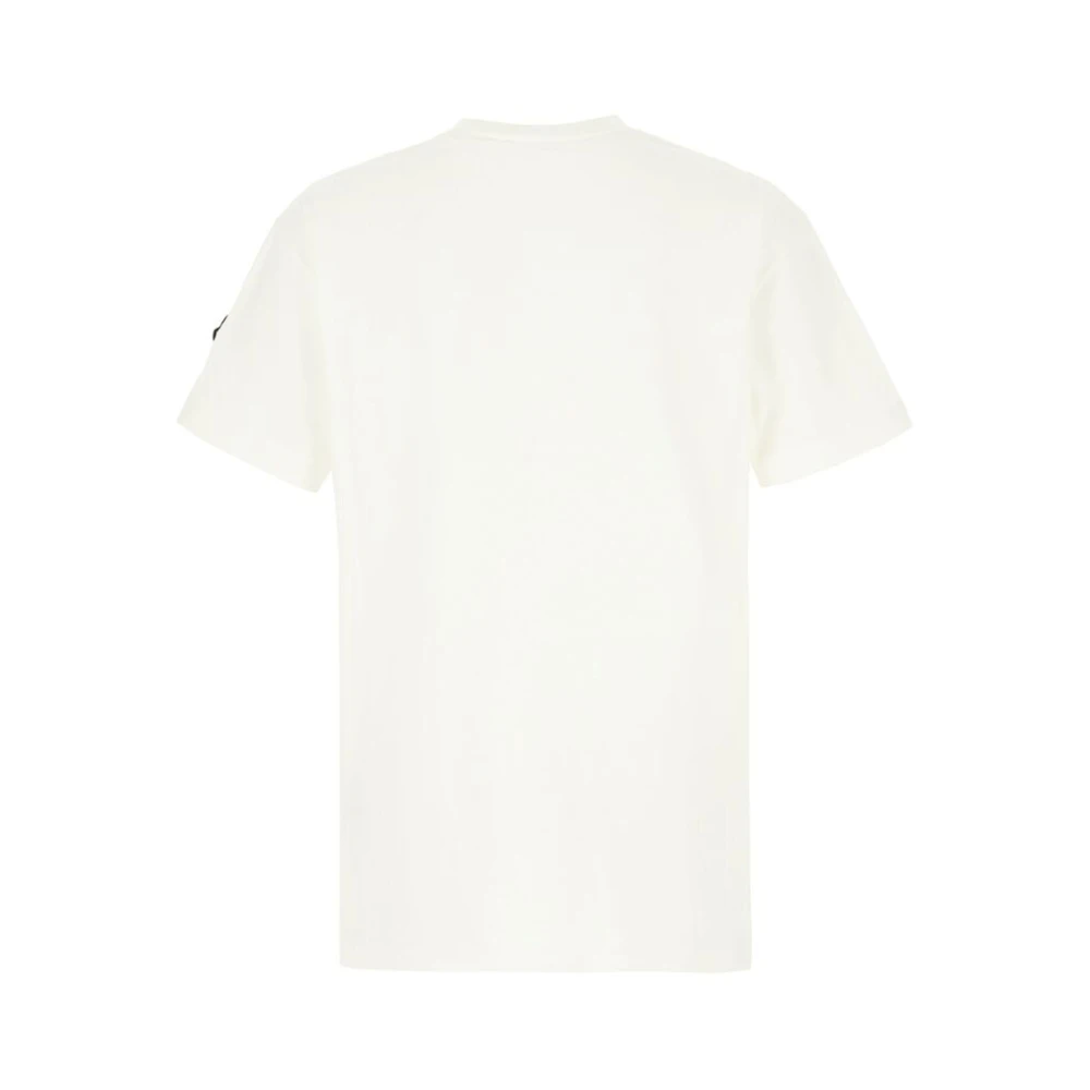 Moncler Witte Palm Angels Crew Neck T-shirt White Heren