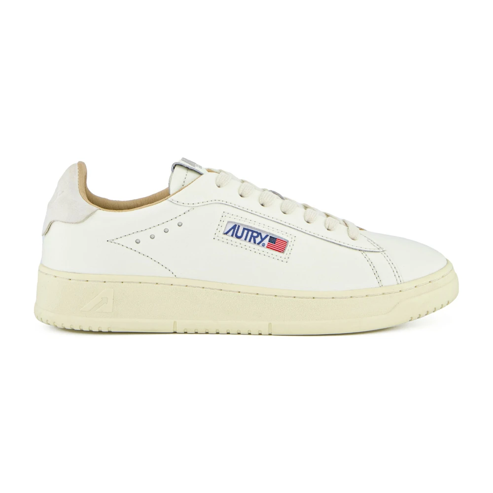 Autry Witte leren sneakers Heren Schoenen