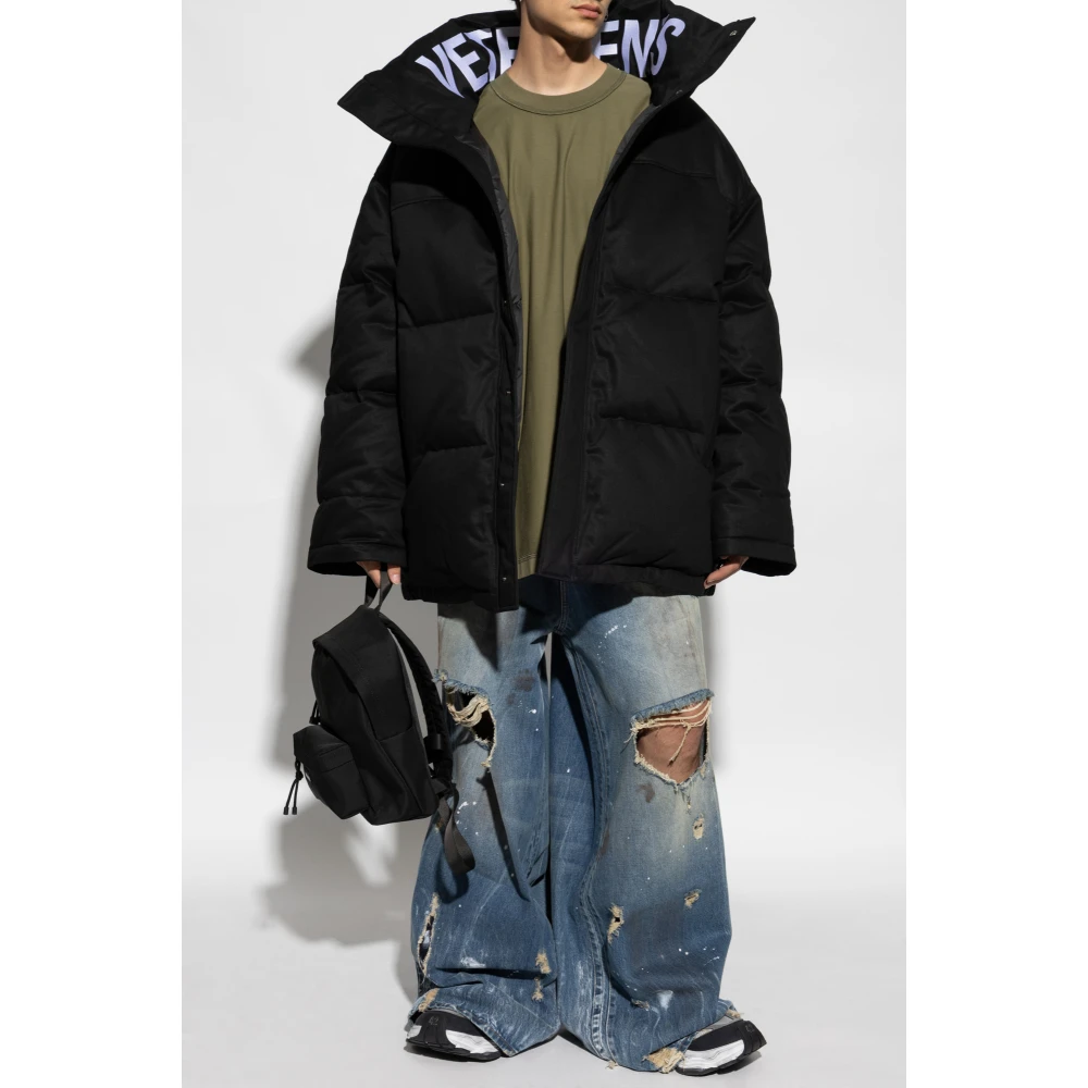 Vetements Jas met zakken Black Heren