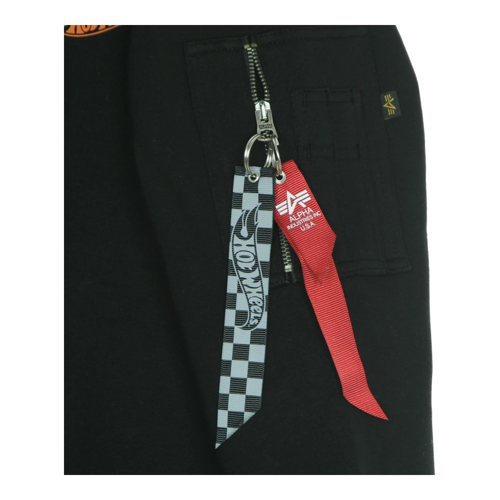 alpha industries Flame Sweater Hot Wheels Crewneck Sweatshirt Black Heren