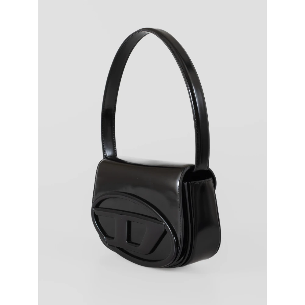 Diesel Schoudertas 1DR Eigentijdse Stijl Black Dames
