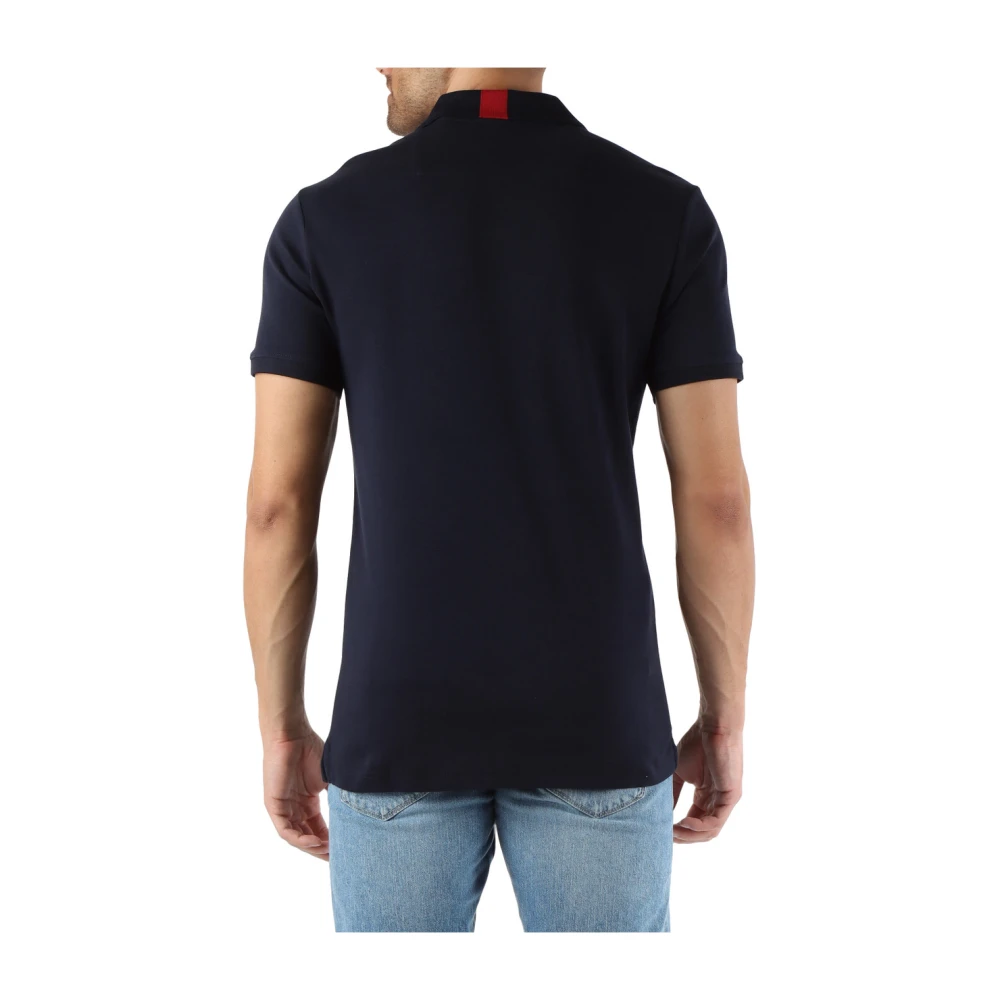 Guess Extra Slim Fit Stretch Katoenen Polo Blue Heren