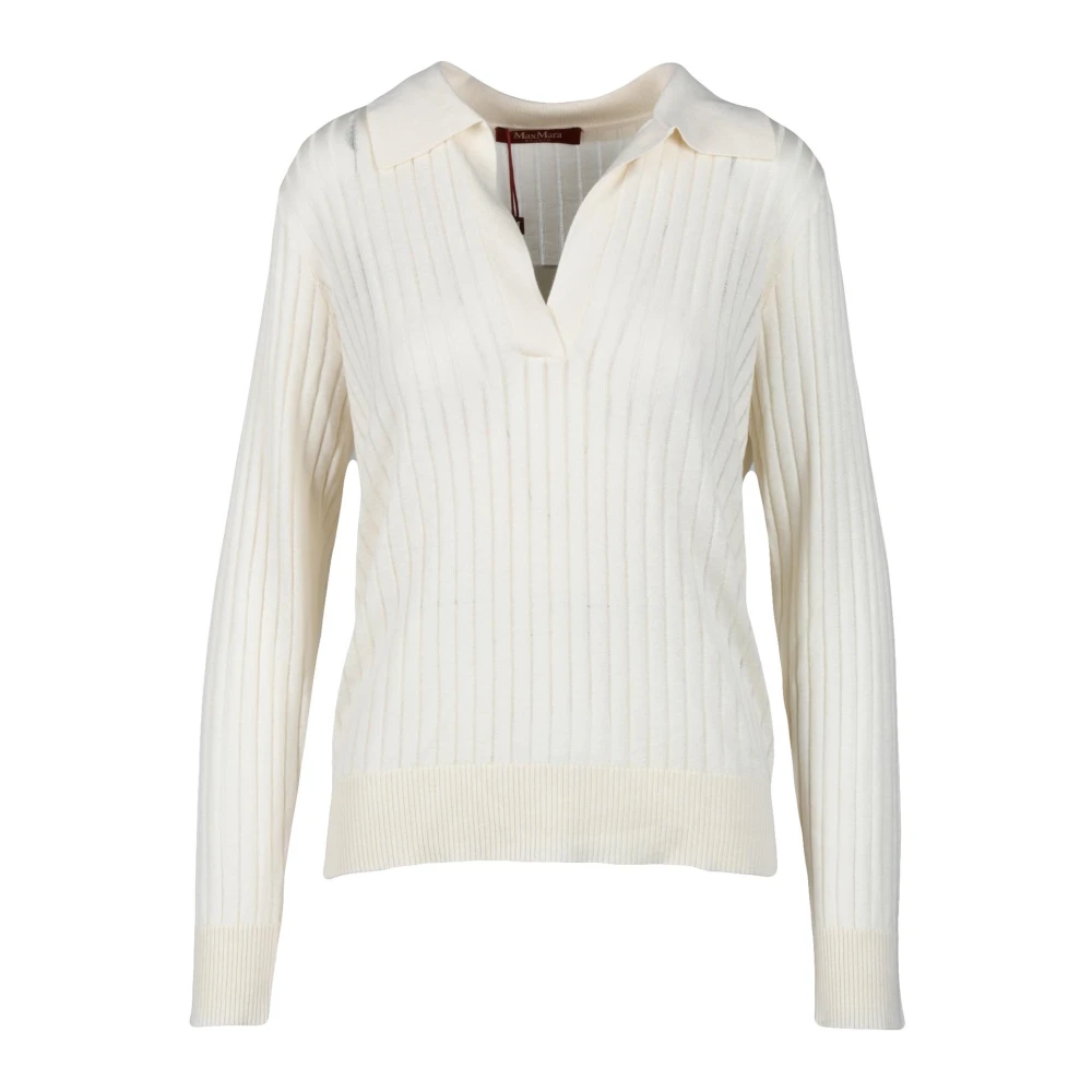 Knitwear > V-neck Knitwear - - Max Mara Studio - Modalova