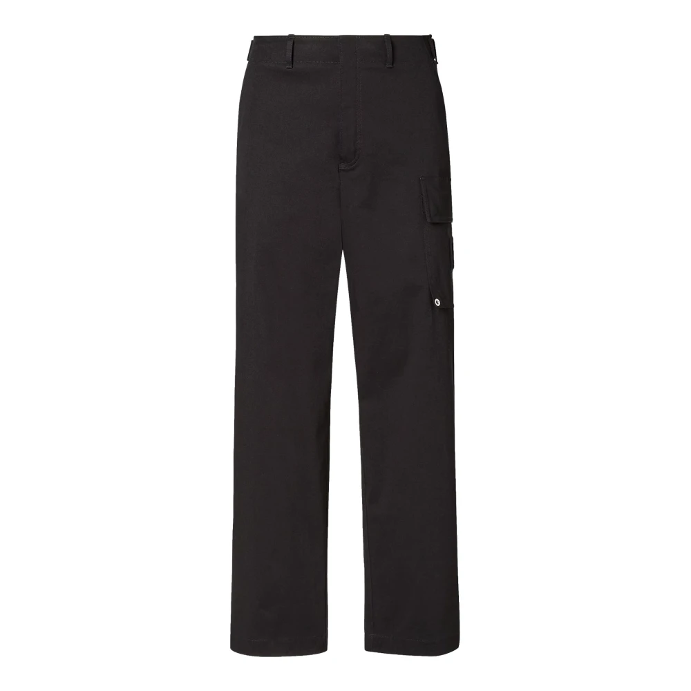 Fendi Men's Black New Rich Gabardine Trousers