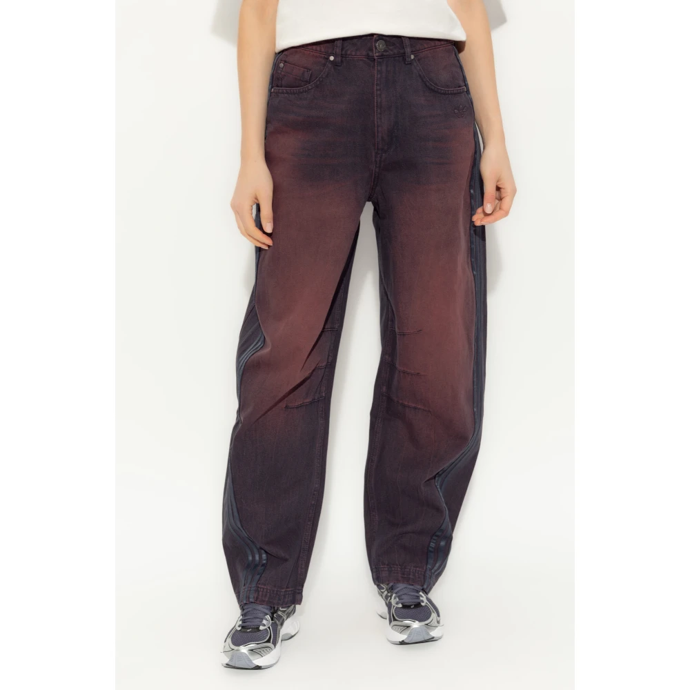 adidas Originals ballon type jeans Red Dames