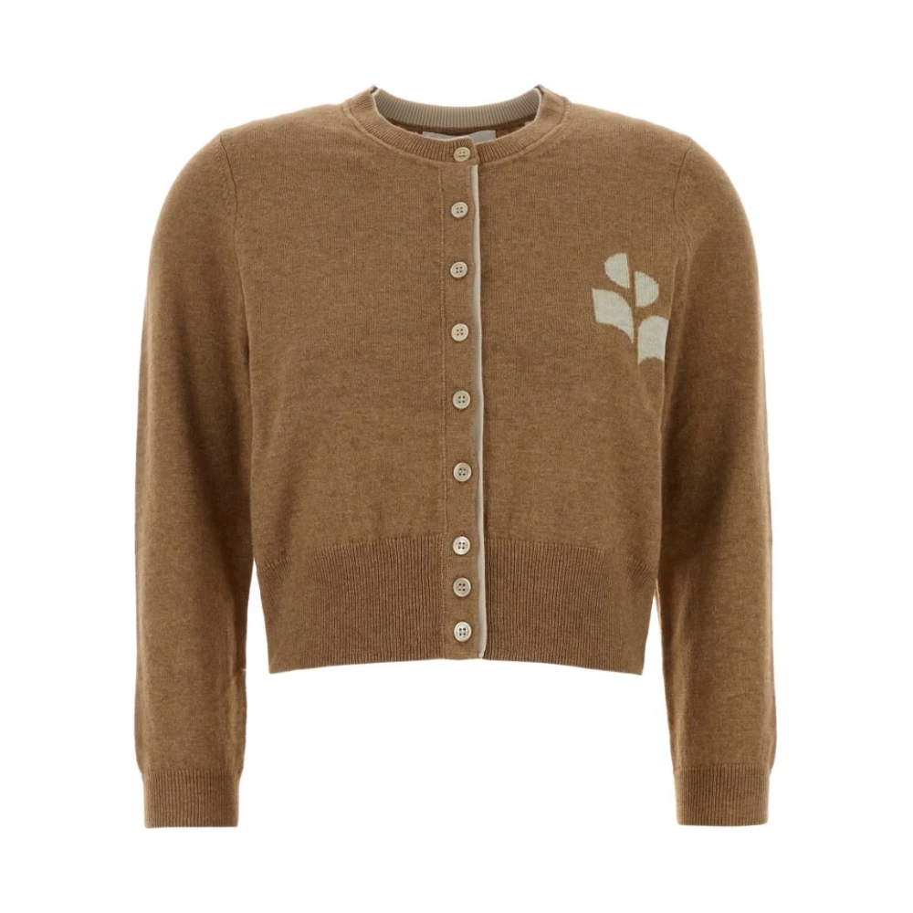 Isabel Marant Lona Cardigan - Female - Cardigans - Brown - S - Knitwear