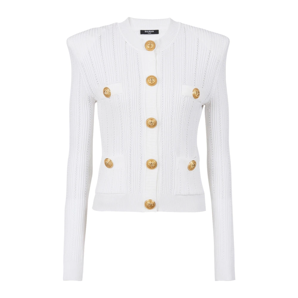 Knitwear > Cardigans - - Balmain - Modalova