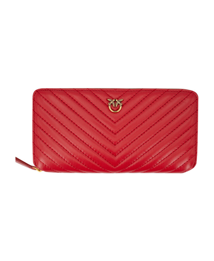 portefeuille-rouge-en-cuir-avec-motif-chevron