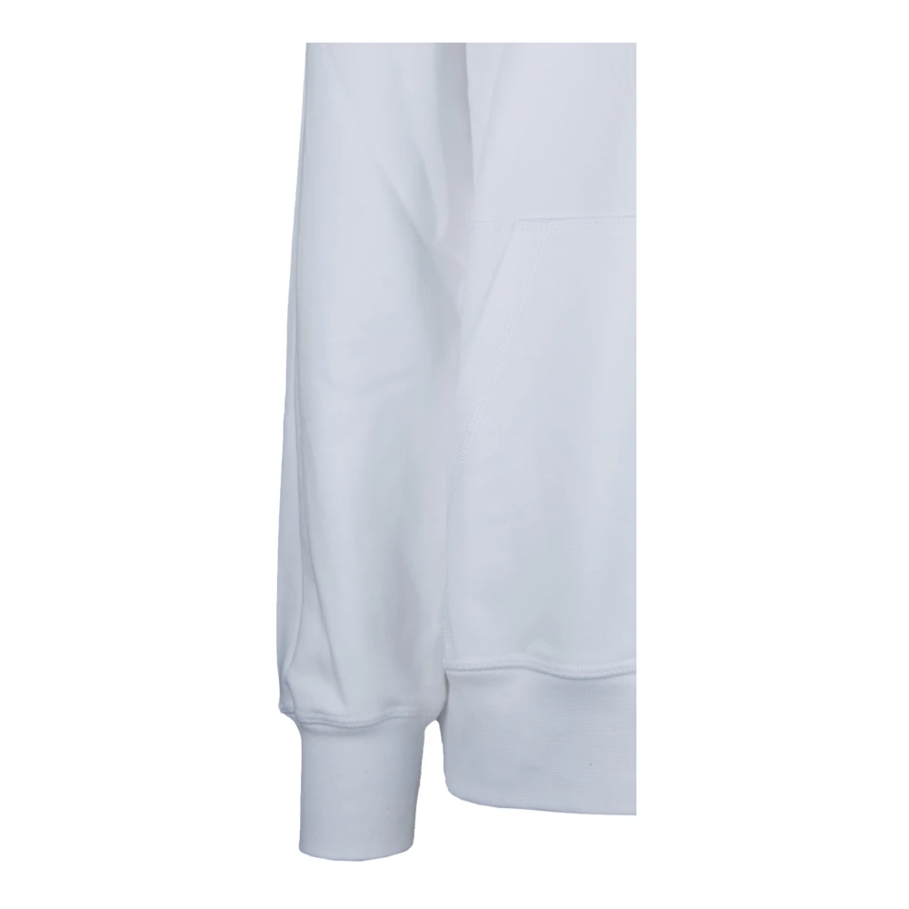 alexander mcqueen Hoodie met grafische print en trekkoord White Heren