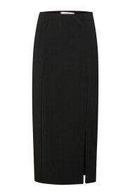 Maxirock mit hohem Schlitz - Joellegz Hw Long Skirt Noos Nederdele 10906723 Schwarz