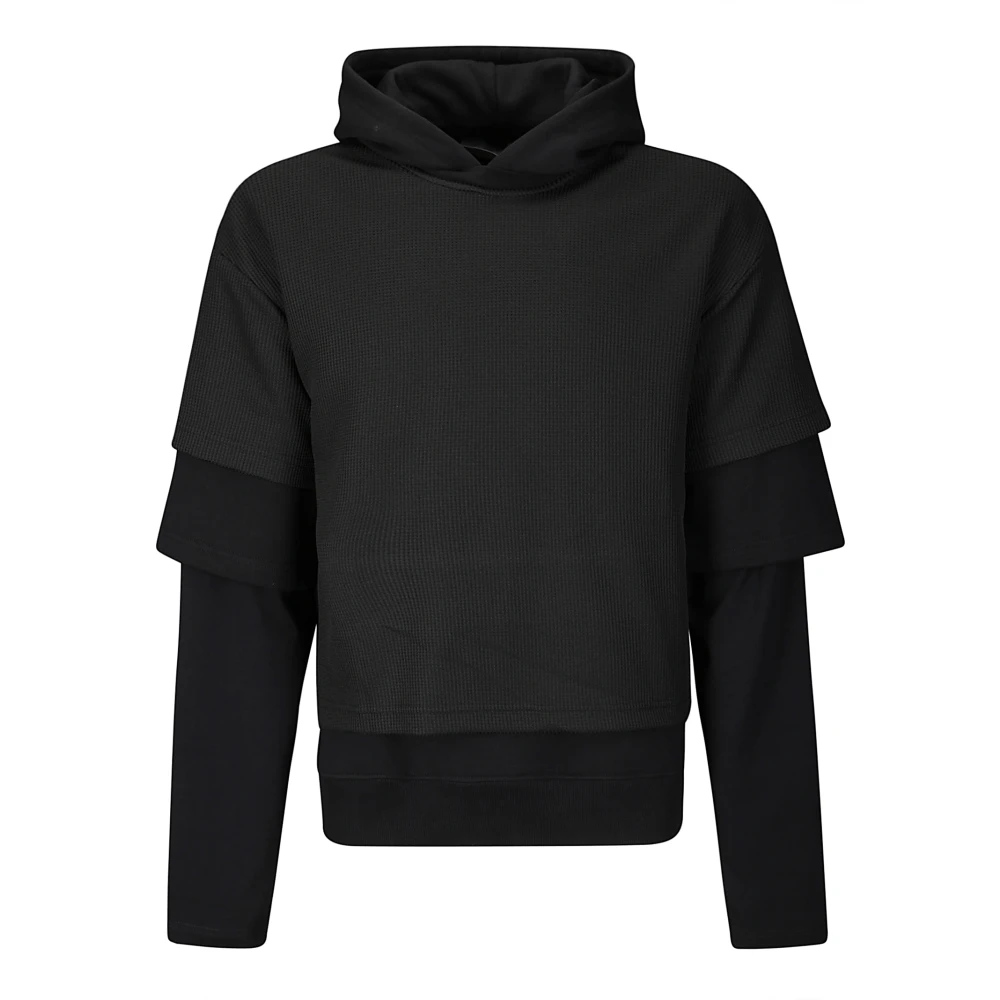 Heliot Emil Envelop Hoodie Sweatshirt Black Heren