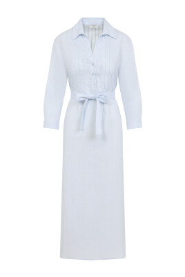blue-linen-dress-elegant-casual-style