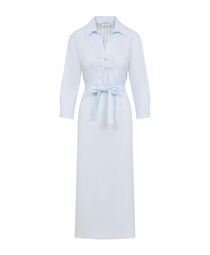 robe-en-lin-bleu-style-elegant-decontracte