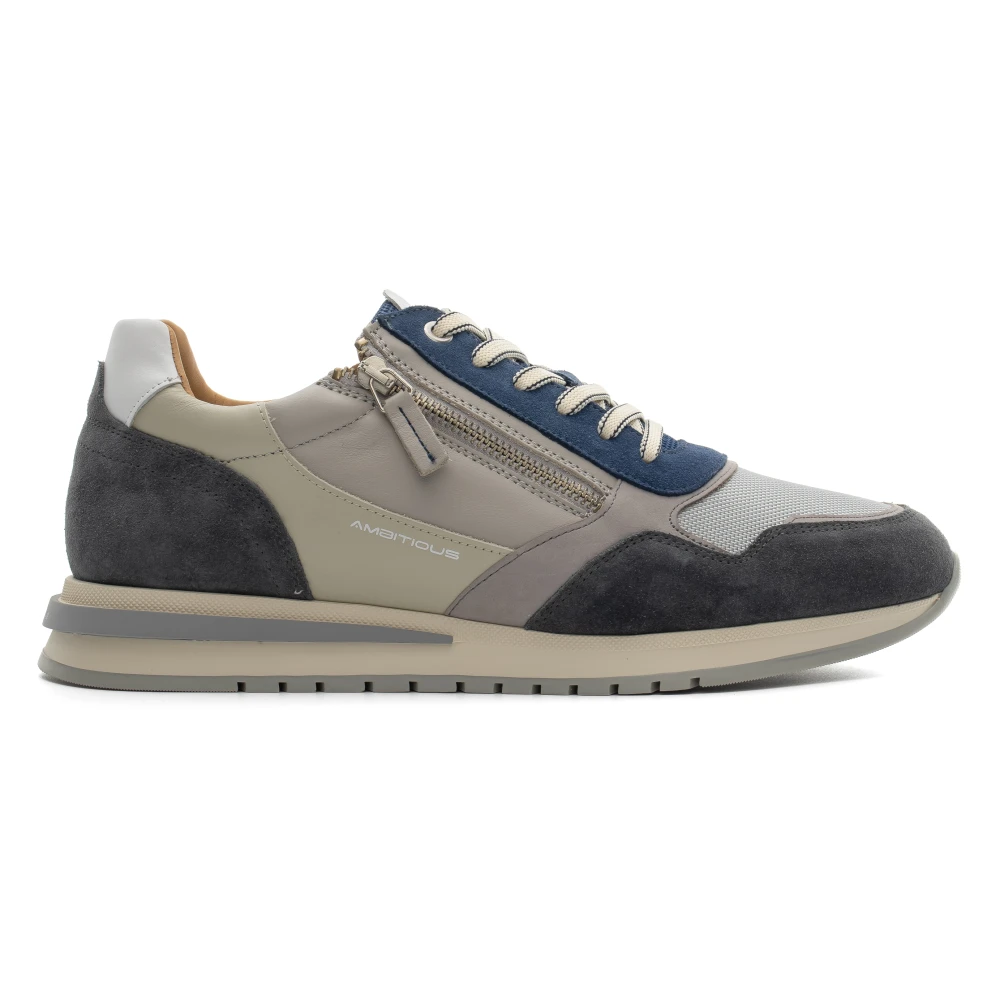 Ambitious Temple Zip Sneaker Heren Schoenen Grijs