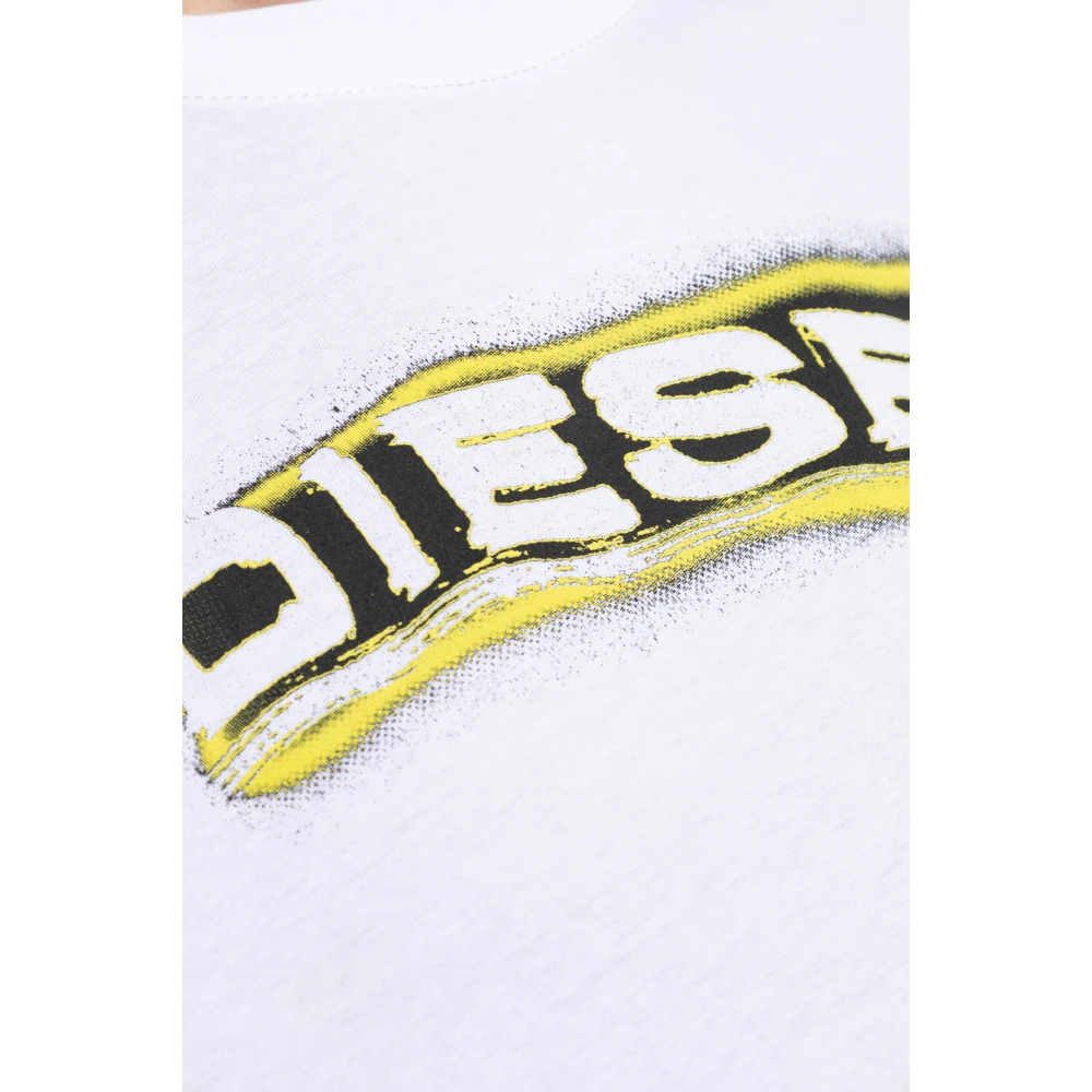 Diesel T-shirt T-Adjust-R4 White Heren