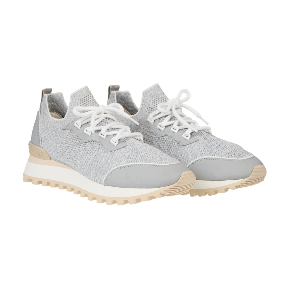 Eleventy Men's Gray Sneakers, 7 Uk, Trainer Trainers