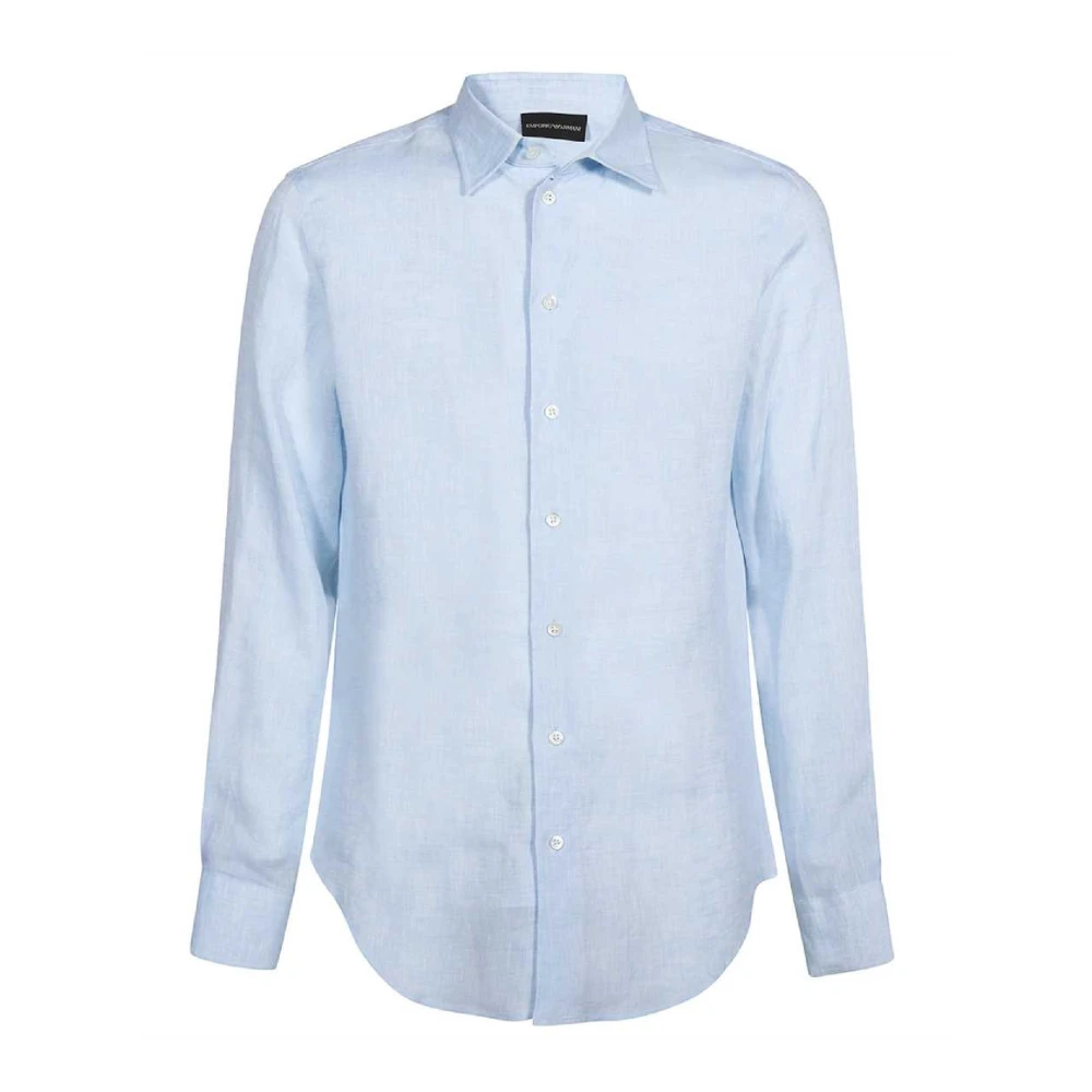 Emporio Armani Men's Blue Casual Shirts D41sm0d10f9700 - Formal Shirts - 3XL - Shirts