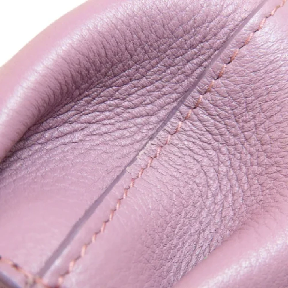 Loewe Pre-owned Leather home-office Purple Dames