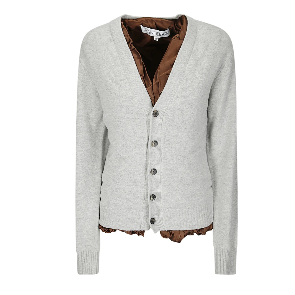 JW Anderson Satijn Gevoerde Vest Gray Dames