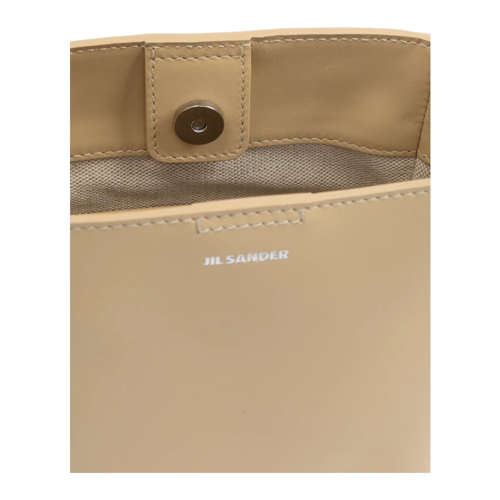 Jil Sander Schoudertas Giro Beige Dames