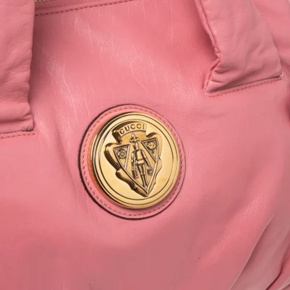 Gucci Vintage Pre-owned Leather gucci-bags Pink Dames
