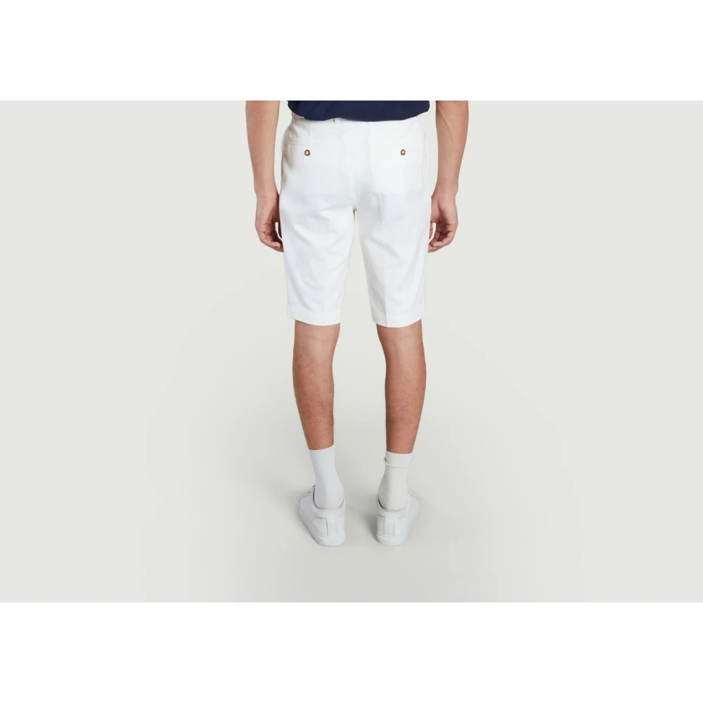 harmony Hoge Taille Off-White Pio Shorts White Heren