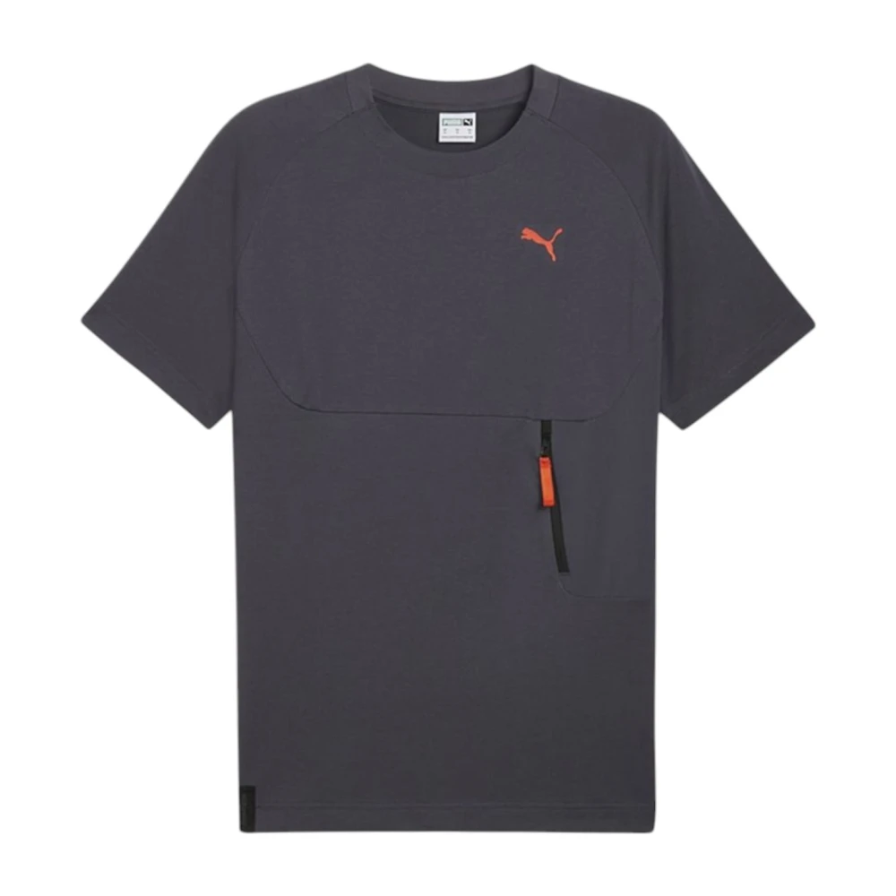 Puma Casual T-shirts voor mannen en vrouwen Gray Heren