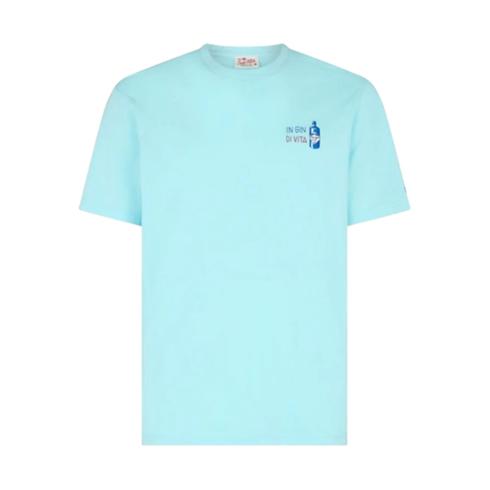 MC2 Saint Barth Celeste Portofino T-shirt Blue Heren