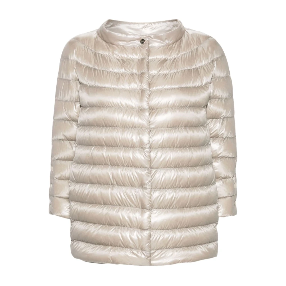 Herno Stijlvolle Jas voor Mannen Beige Dames