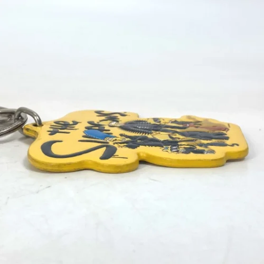 Balenciaga Vintage Pre-owned Leather key-holders Yellow Heren